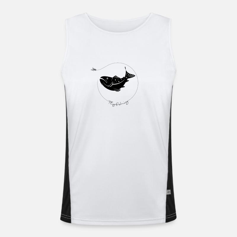 troutfly Débardeur respirant contrasté Homme 