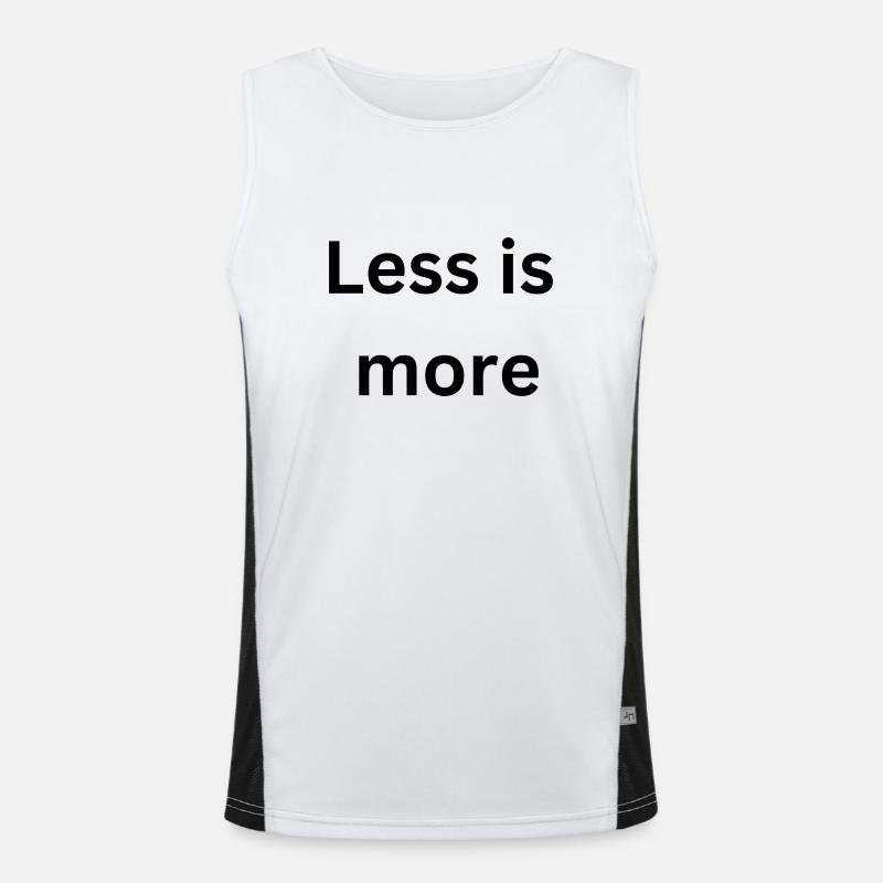 Moins, c’est plus Débardeur respirant contrasté Homme 