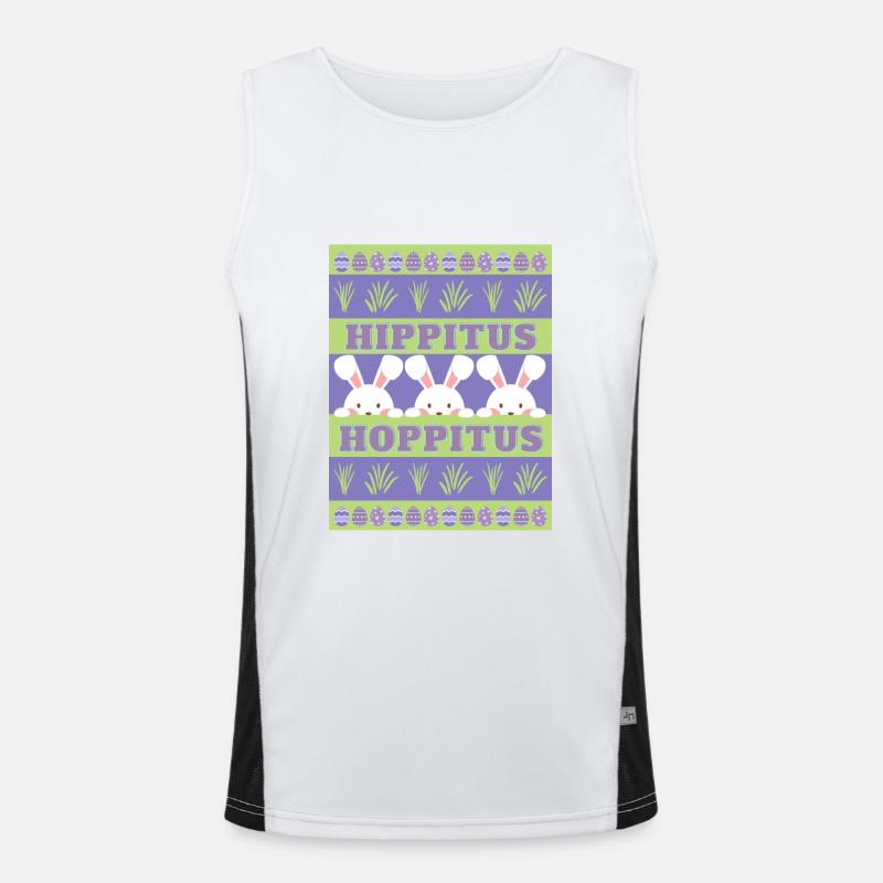 Pâques | Pull moche | Pull moche Débardeur respirant contrasté Homme 