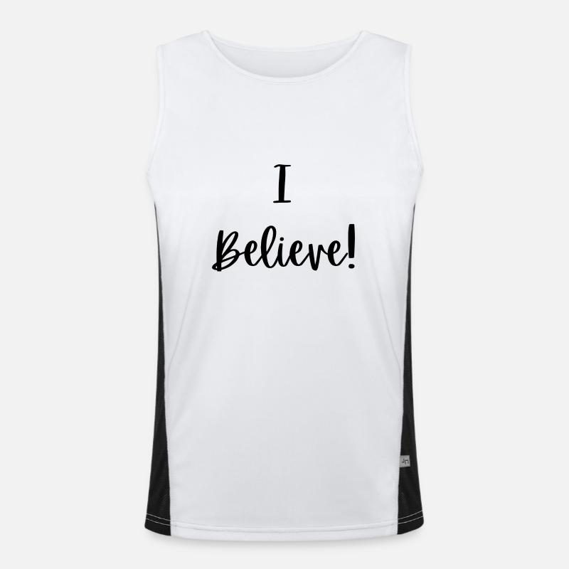 Croyez-vous? Débardeur respirant contrasté Homme 