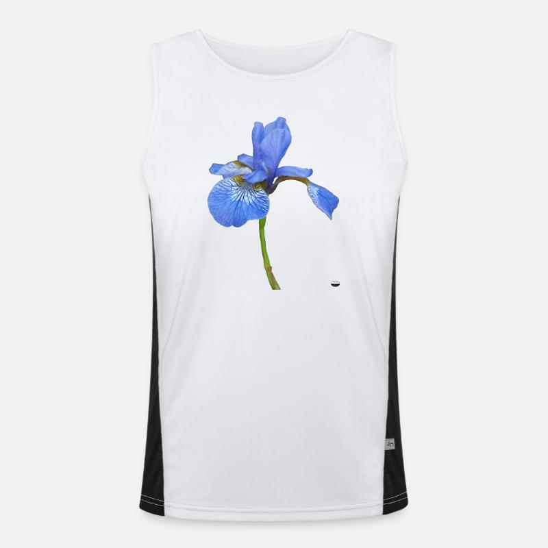 Iris n° 1. Latin; Iris germdnica Débardeur respirant contrasté Homme 
