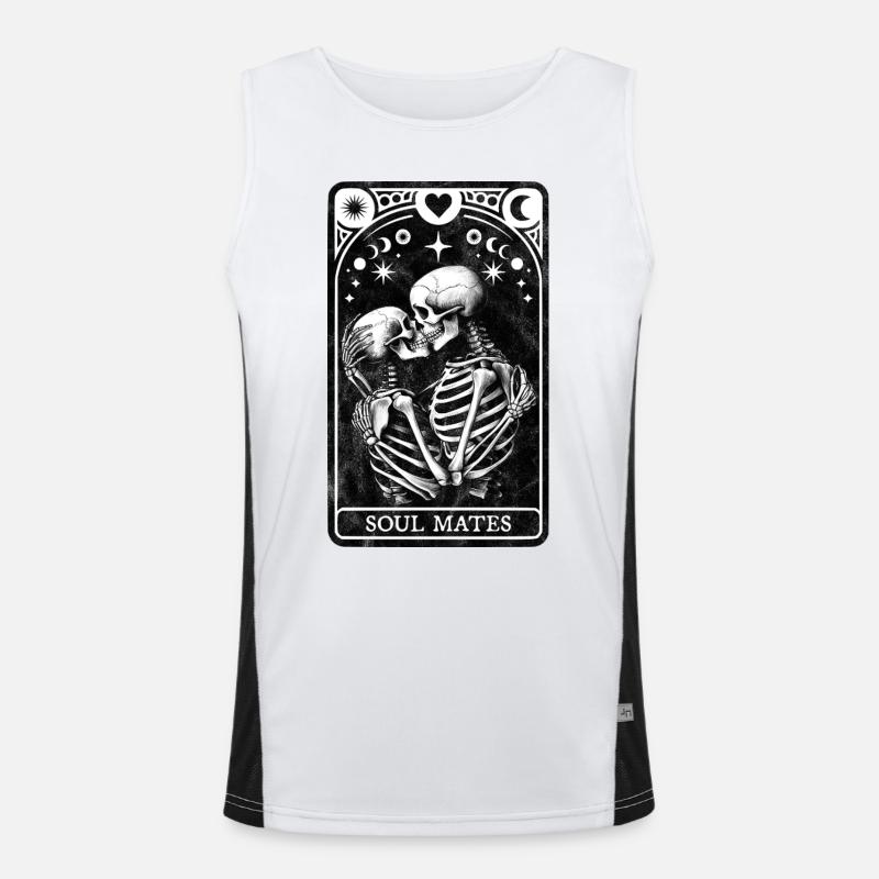 Âmes sœurs Tarot Débardeur respirant contrasté Homme 