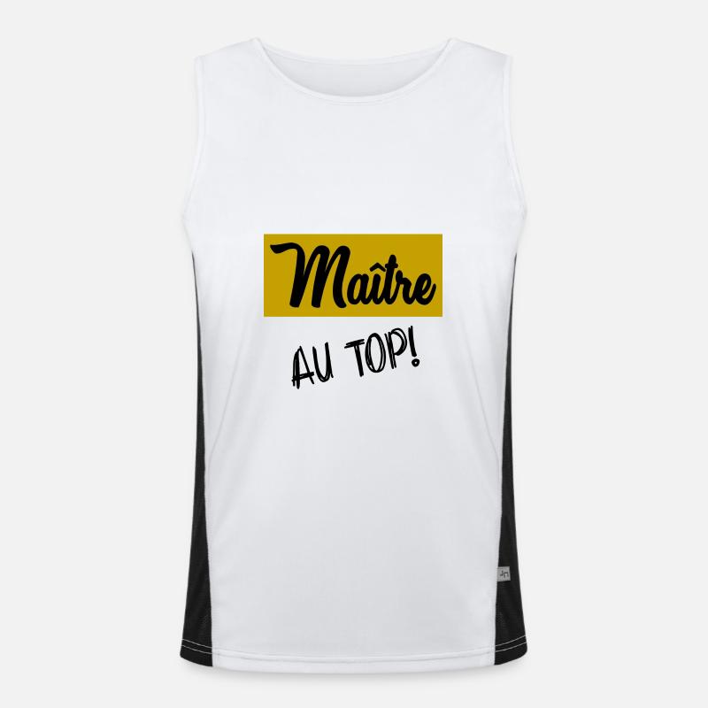 MASTER Men's Functional Contrast Tank Top 