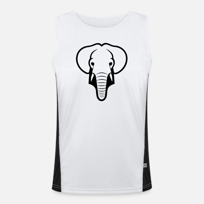 elephant Men's Functional Contrast Tank Top 
