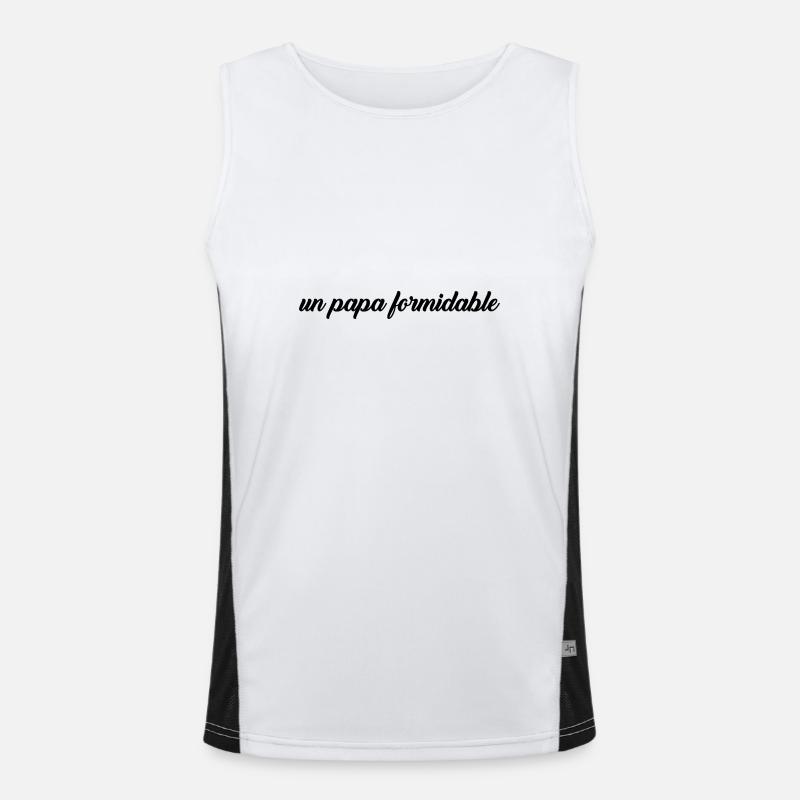 un papa formidable Débardeur respirant contrasté Homme 