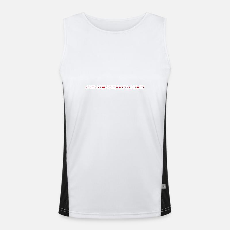 Friedenskultur beginnt bei uns! Funktionelles Kontrast-Tank Top für Männer 