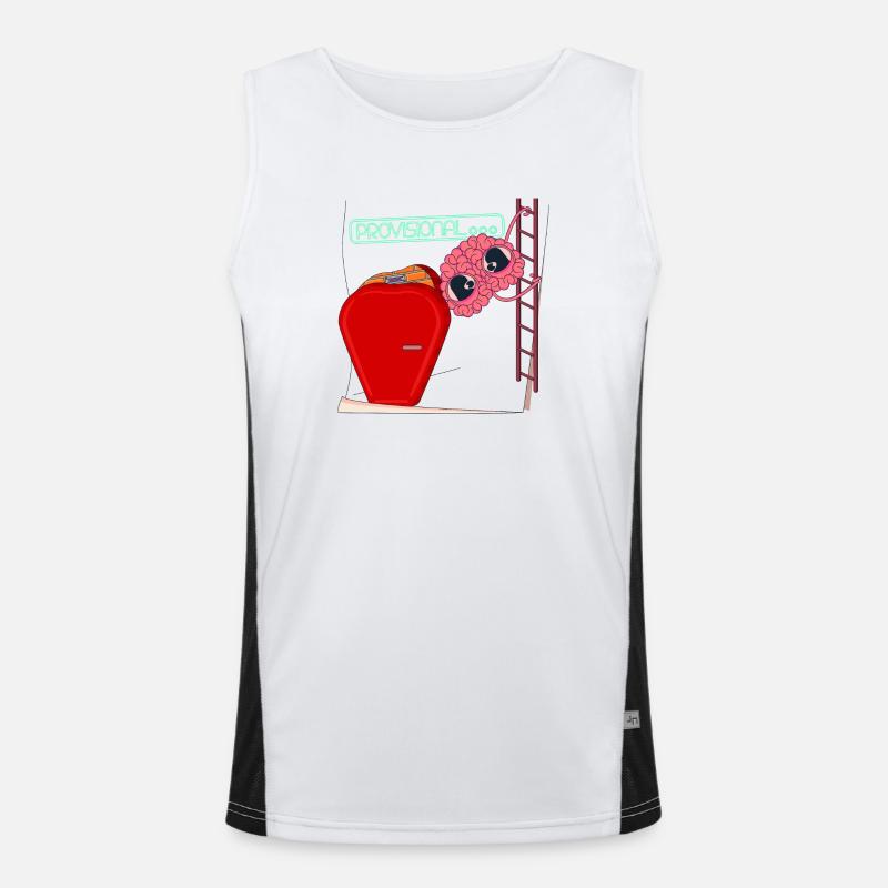 PROVISORISCH Funktionelles Kontrast-Tank Top für Männer 