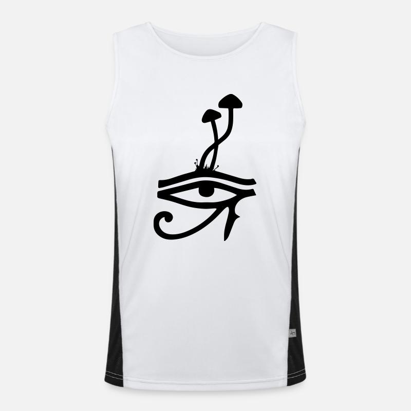 Hyperraum Funktionelles Kontrast-Tank Top für Männer 