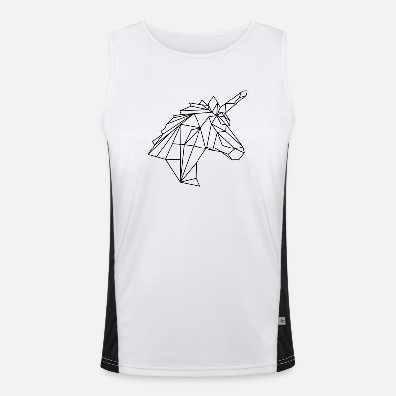 Licorne Graph Débardeur respirant contrasté Homme 