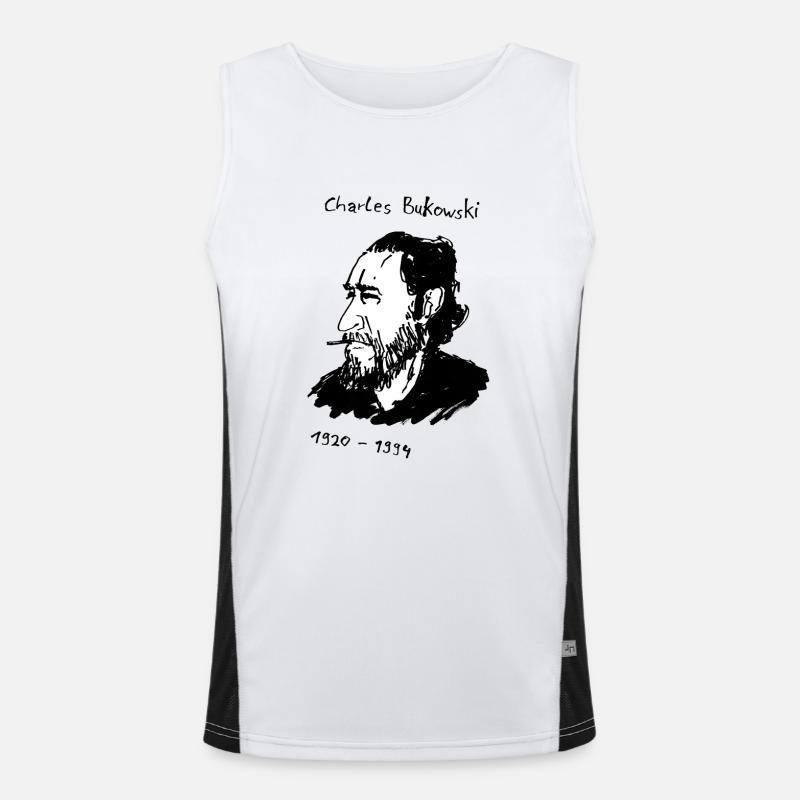 bukowski Funktionelles Kontrast-Tank Top für Männer 