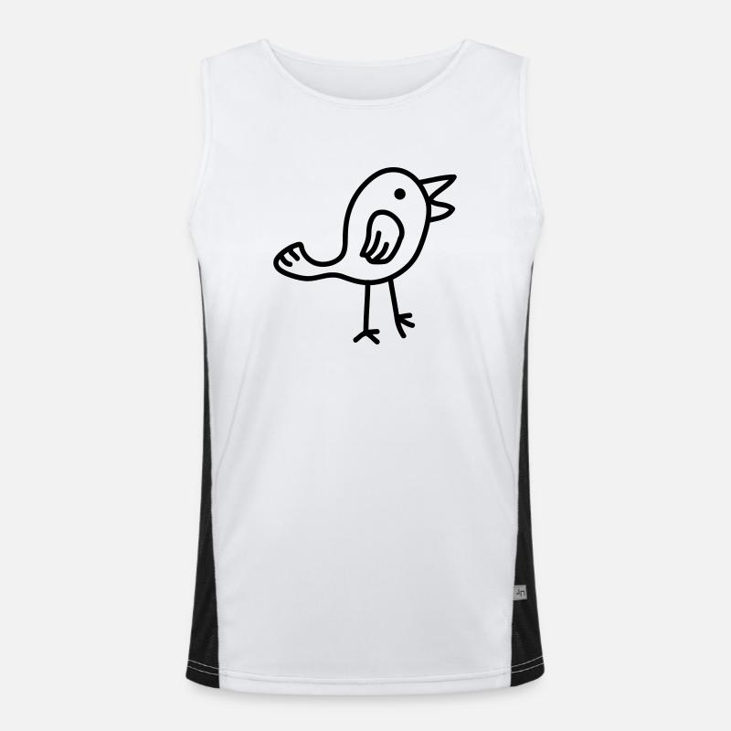 Bird Débardeur respirant contrasté Homme 