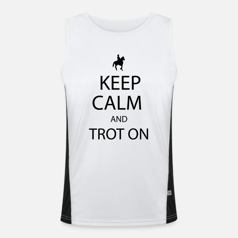 Trot On Débardeur respirant contrasté Homme 