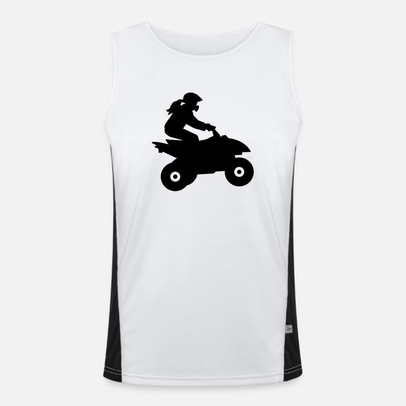 Quad Funktionelles Kontrast-Tank Top für Männer 