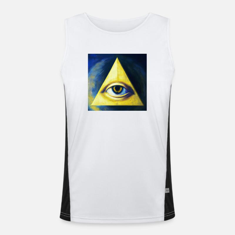 All Seeing Eye Men's Functional Contrast Tank Top 