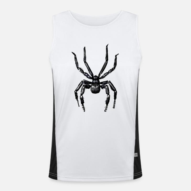 Araignée Débardeur respirant contrasté Homme 