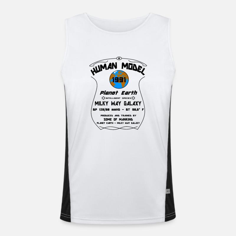 1991 Funktionelles Kontrast-Tank Top für Männer 
