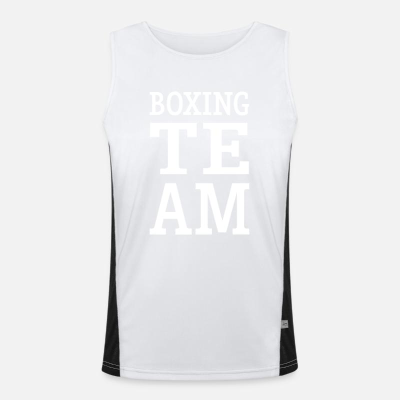 Boxing Team Funktionelles Kontrast-Tank Top für Männer 