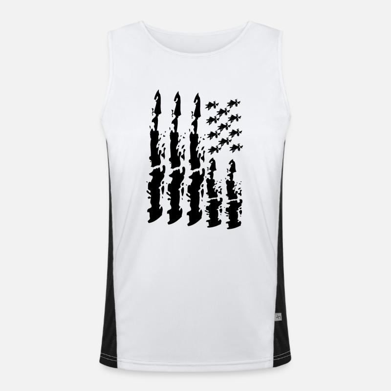 Drapeau de Bretagne Débardeur respirant contrasté Homme 