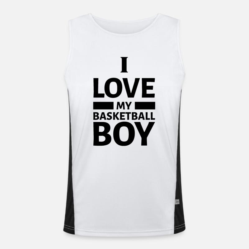 Basketball Funktionelles Kontrast-Tank Top für Männer 
