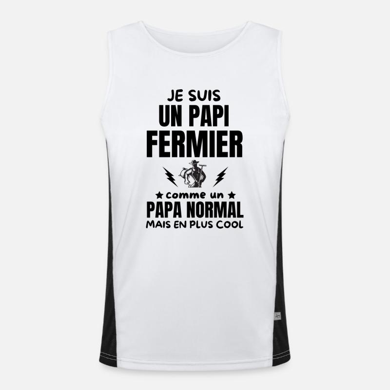 PAPI FERMIER Débardeur respirant contrasté Homme 