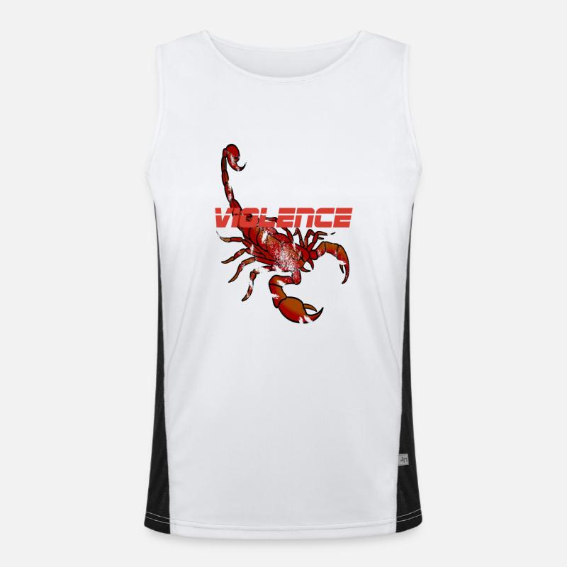 Violence Scorpion Débardeur respirant contrasté Homme 