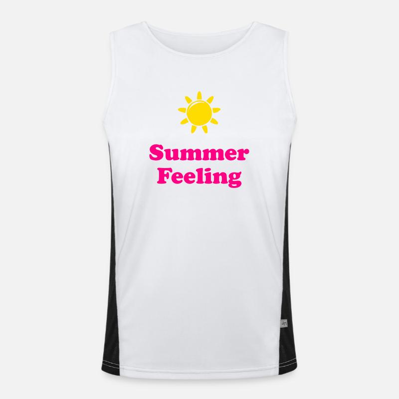Summer Feeling Men's Functional Contrast Tank Top 