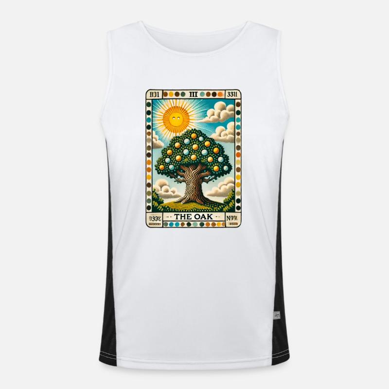 Die Eiche Funktionelles Kontrast-Tank Top für Männer 