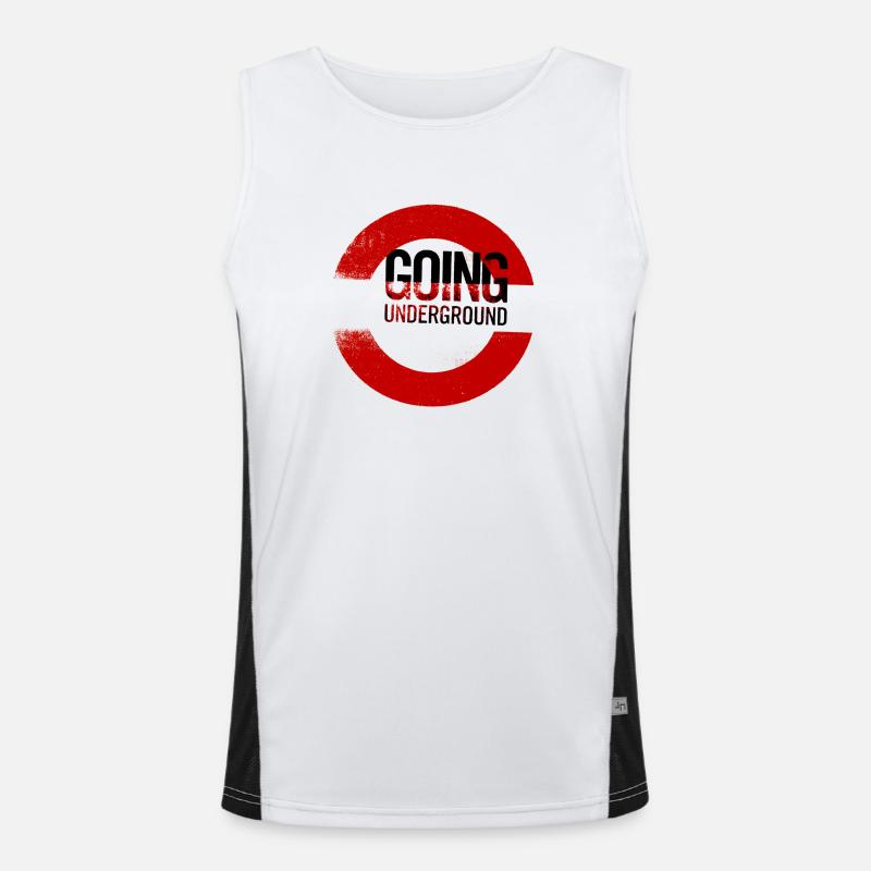 souterrain Débardeur respirant contrasté Homme 