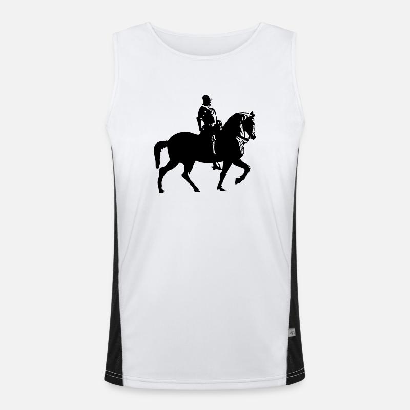 cheval et le cavalier Débardeur respirant contrasté Homme 