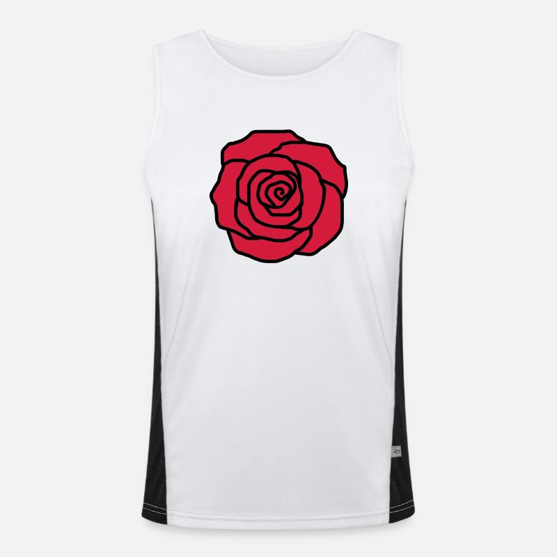 Rose Men's Functional Contrast Tank Top 