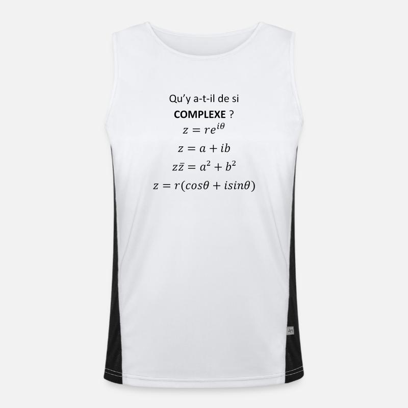 Complex numbers Men's Functional Contrast Tank Top 