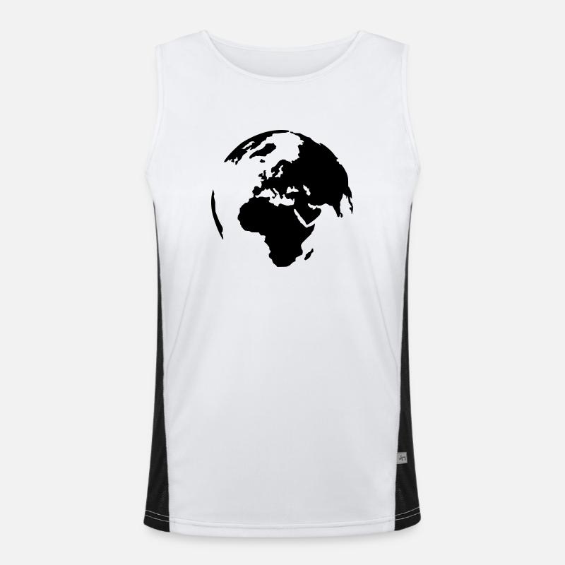 World Men's Functional Contrast Tank Top 
