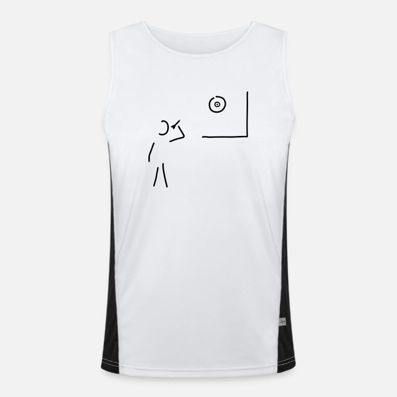 dart-meister Funktionelles Kontrast-Tank Top für Männer 