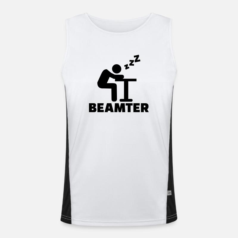 Beamter Funktionelles Kontrast-Tank Top für Männer 
