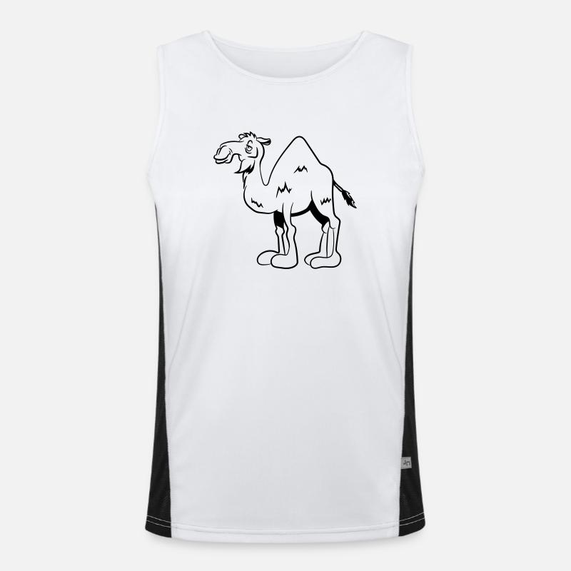 Camel witty stupid Men's Functional Contrast Tank Top 