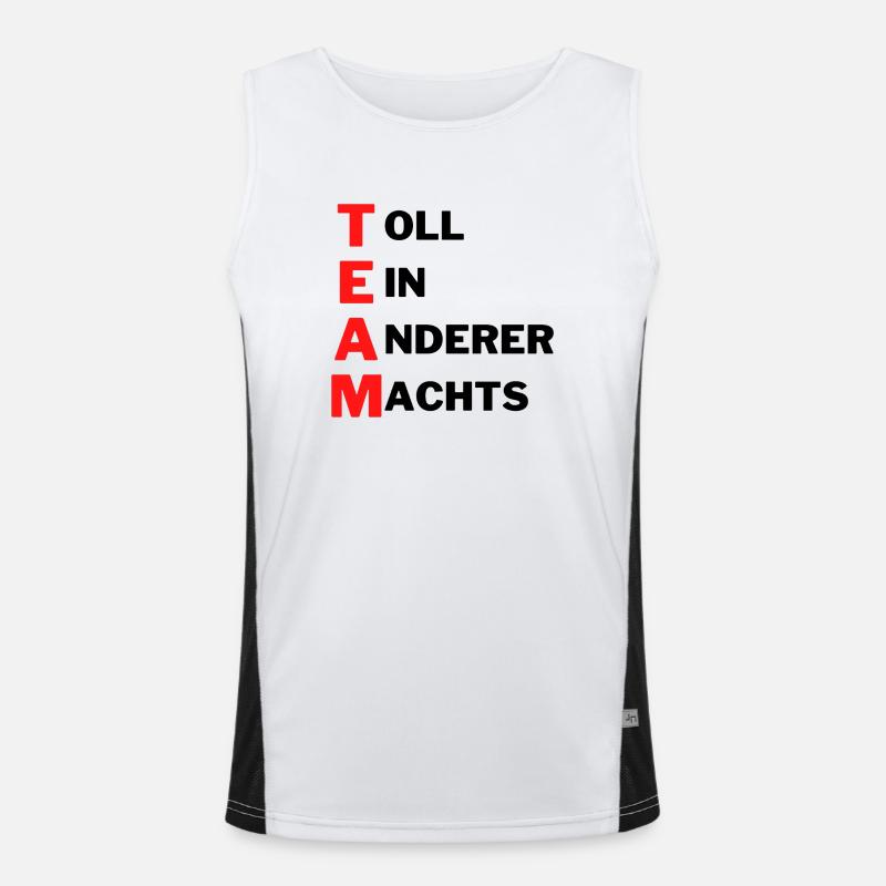 TEAM toll ein anderer machts Funktionelles Kontrast-Tank Top für Männer 