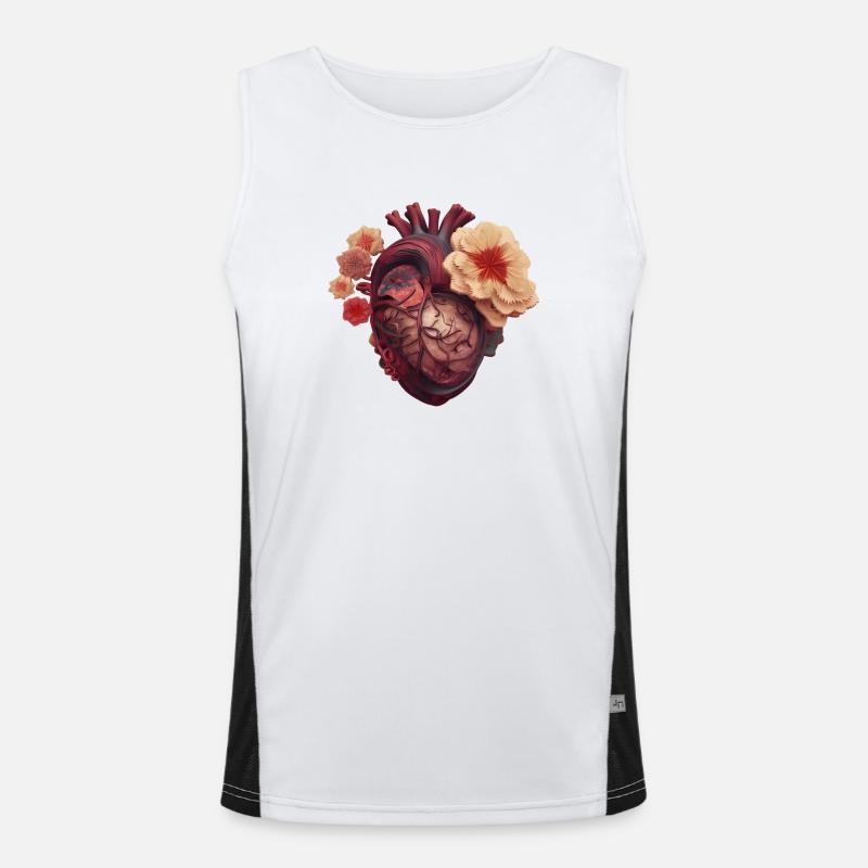 Mind in Bloom Men's Functional Contrast Tank Top 