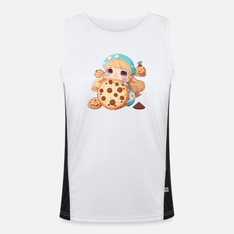 cookie queen Funktionelles Kontrast-Tank Top für Männer 
