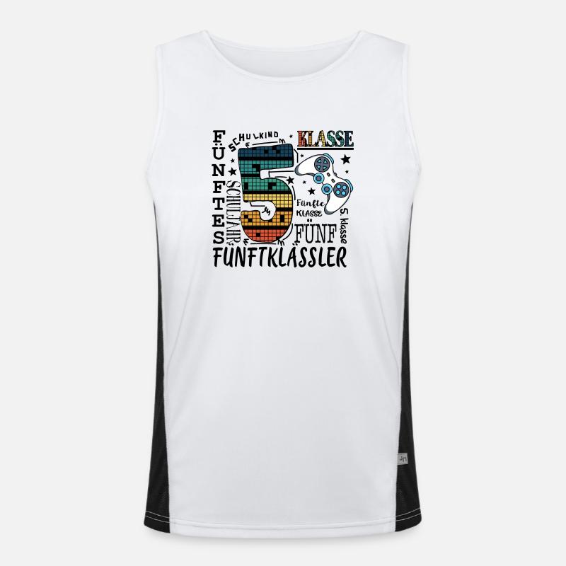 5th Grade Gaming Men's Functional Contrast Tank Top 