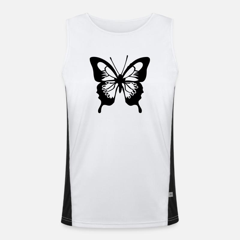 papillon Débardeur respirant contrasté Homme 