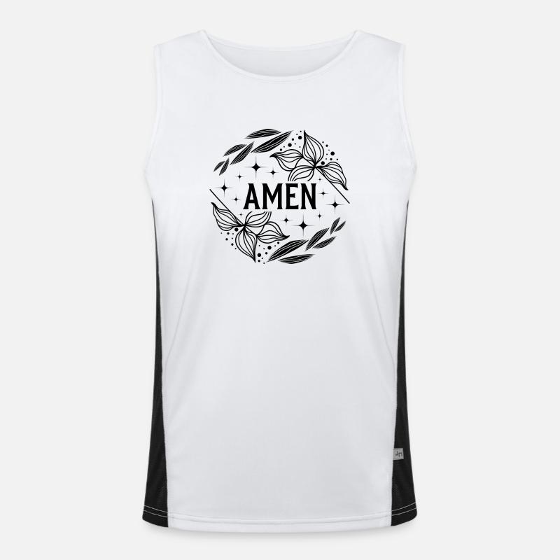 amen Débardeur respirant contrasté Homme 