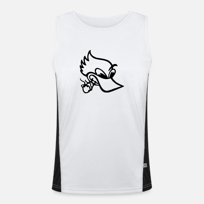 Smoking Duck Men's Functional Contrast Tank Top 