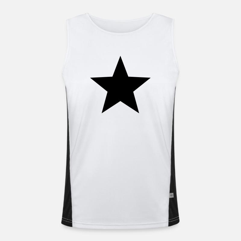 5Stern Funktionelles Kontrast-Tank Top für Männer 