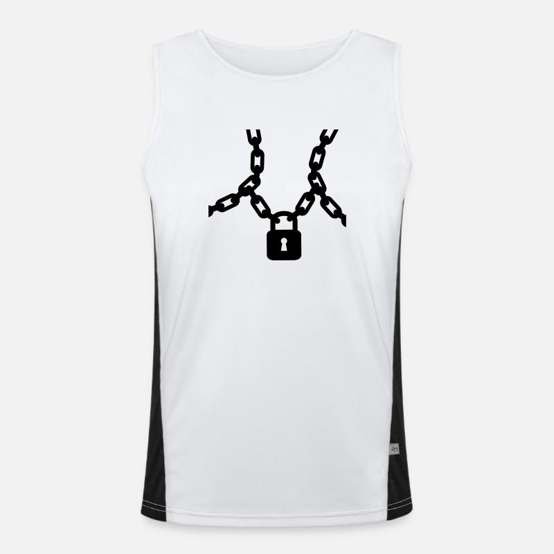 locked Men's Functional Contrast Tank Top 