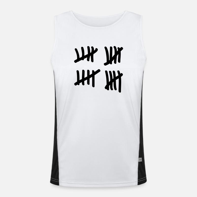 Twenty tally Men's Functional Contrast Tank Top 