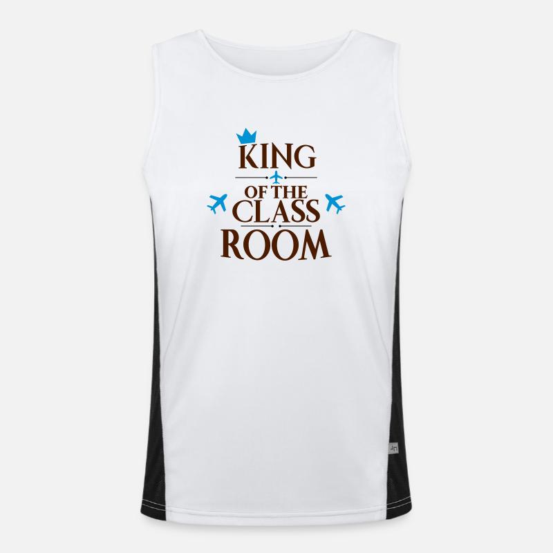 Schule Funktionelles Kontrast-Tank Top für Männer 