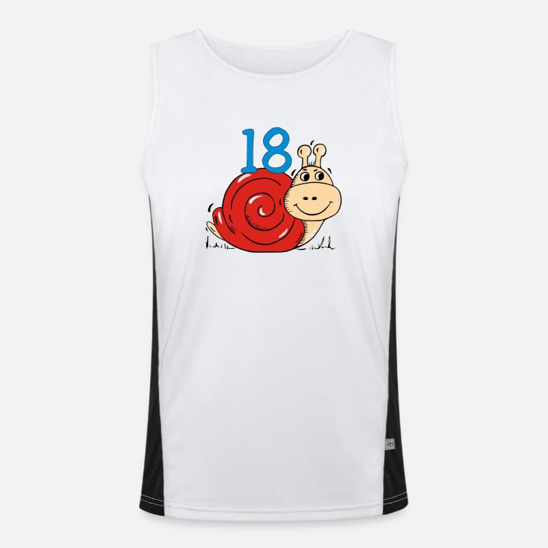 Snail 18 e anniversaire Débardeur respirant contrasté Homme 