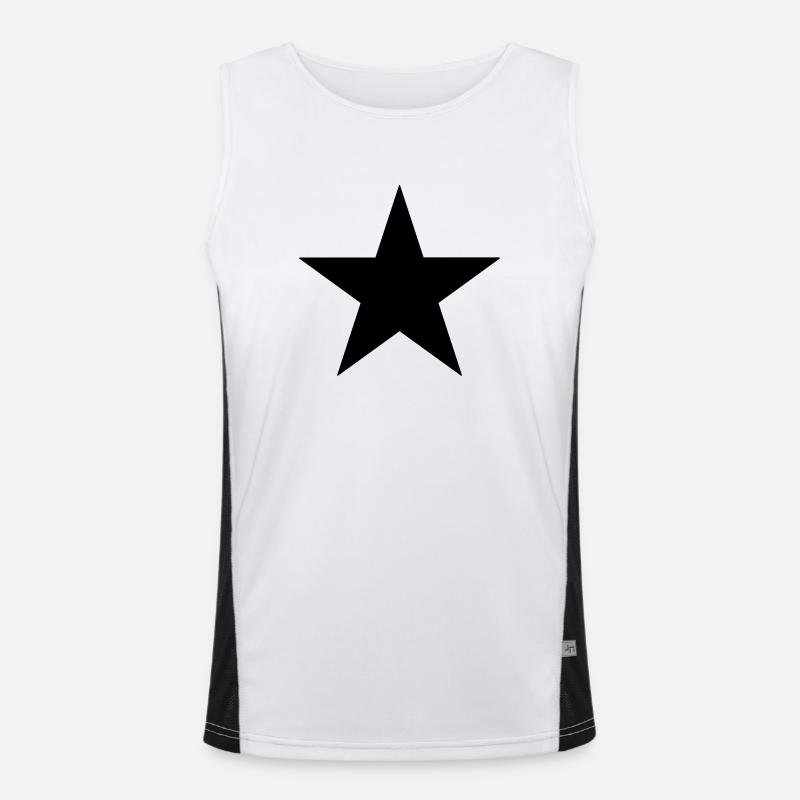 Stern Funktionelles Kontrast-Tank Top für Männer 