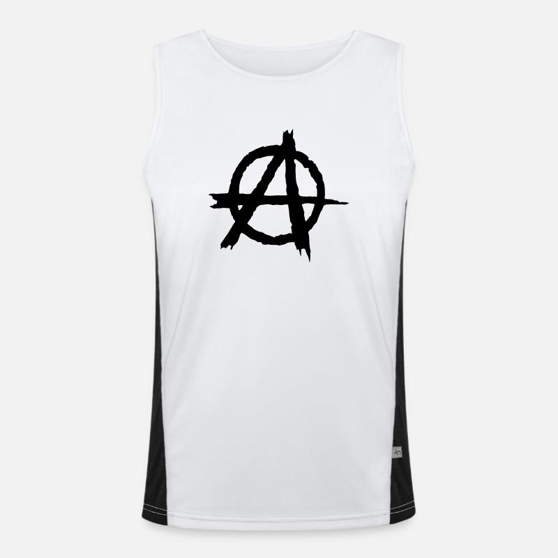 Anarchy - Anarchie Débardeur respirant contrasté Homme 