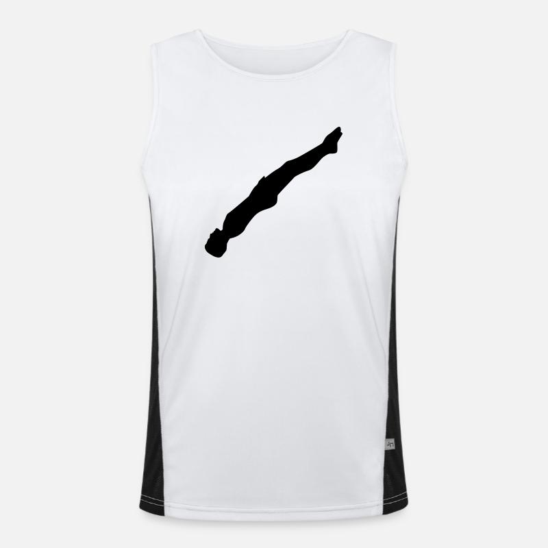 Trampolin Funktionelles Kontrast-Tank Top für Männer 